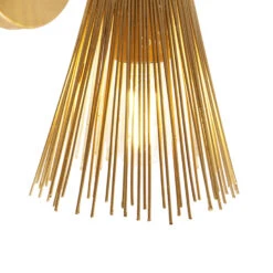 QAZQA Art Deco Wandlamp Goud 2-lichts - Broom 7 QAZQA Art Deco Wandlamp Goud 2-lichts - Broom -Leen Bakker 1000061927 0103