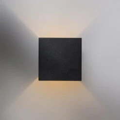 QAZQA Design Wandlamp Zwart/goud Incl. LED - Caja -Leen Bakker 1000061947 0103