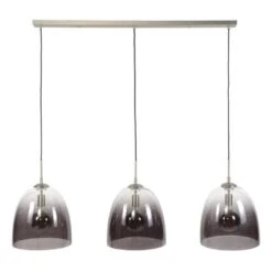 Industriële Hanglamp Lotte 3-lichts Kleurverloop - 33x136x150 Cm - Glas - Grijs 6 Industriële Hanglamp Lotte 3-lichts Kleurverloop - 33x136x150 Cm - Glas - Grijs -Leen Bakker 1000062363 0102