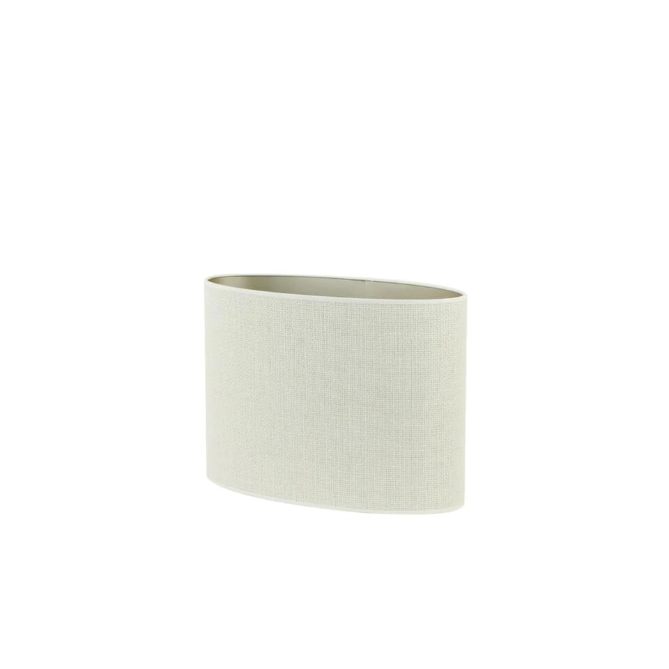 Lampenkap Ovaal Saverna - Eiwit - 30x15x25cm 4 Lampenkap Ovaal Saverna - Eiwit - 30x15x25cm - Afbeelding 4