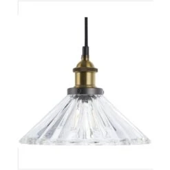 Beliani Hanglamp COLORADO - Transparant Glas