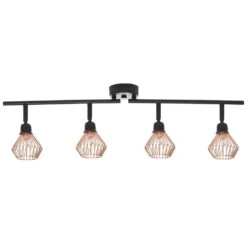 Beliani Muurlamp VOLGA - Koper Metaal