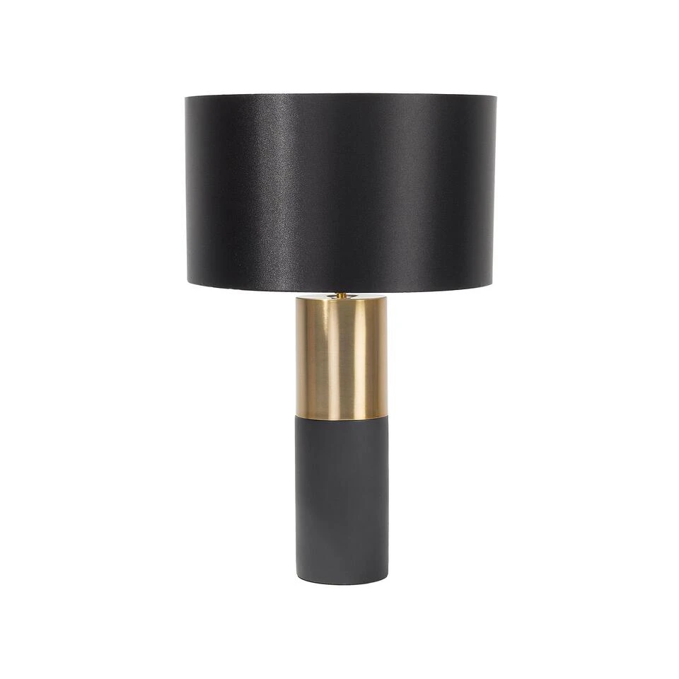 Beliani Tafellamp DARLING - Zwart Metaal 1 Beliani Tafellamp DARLING - Zwart Metaal