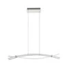 EGLO Nevado Hanglamp - LED - 90 cm - Chroom/Wit