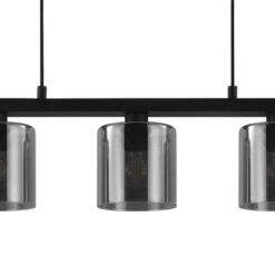 EGLO Cadley Hanglamp - E27 - 121 cm - Glas - Zwart - 5 lichts 6 EGLO Cadley Hanglamp - E27 - 121 cm - Glas - Zwart - 5 lichts -Leen Bakker 1000065265 0101