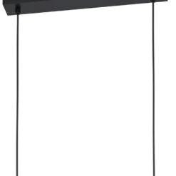 EGLO Boyal Hanglamp - 101 cm - Zwart/Bruin/Landelijk/Wit - Dimbaar -Leen Bakker 1000065282 0102