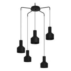 EGLO Casibare Hanglamp - E27 - Ø 71 cm - Zwart