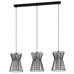 EGLO Maseta Hanglamp - E27 - 93 cm - Zwart