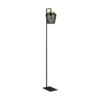 EGLO Escandidos Vloerlamp - E27 - 170 cm - Zwart/Geelkoper/Goud