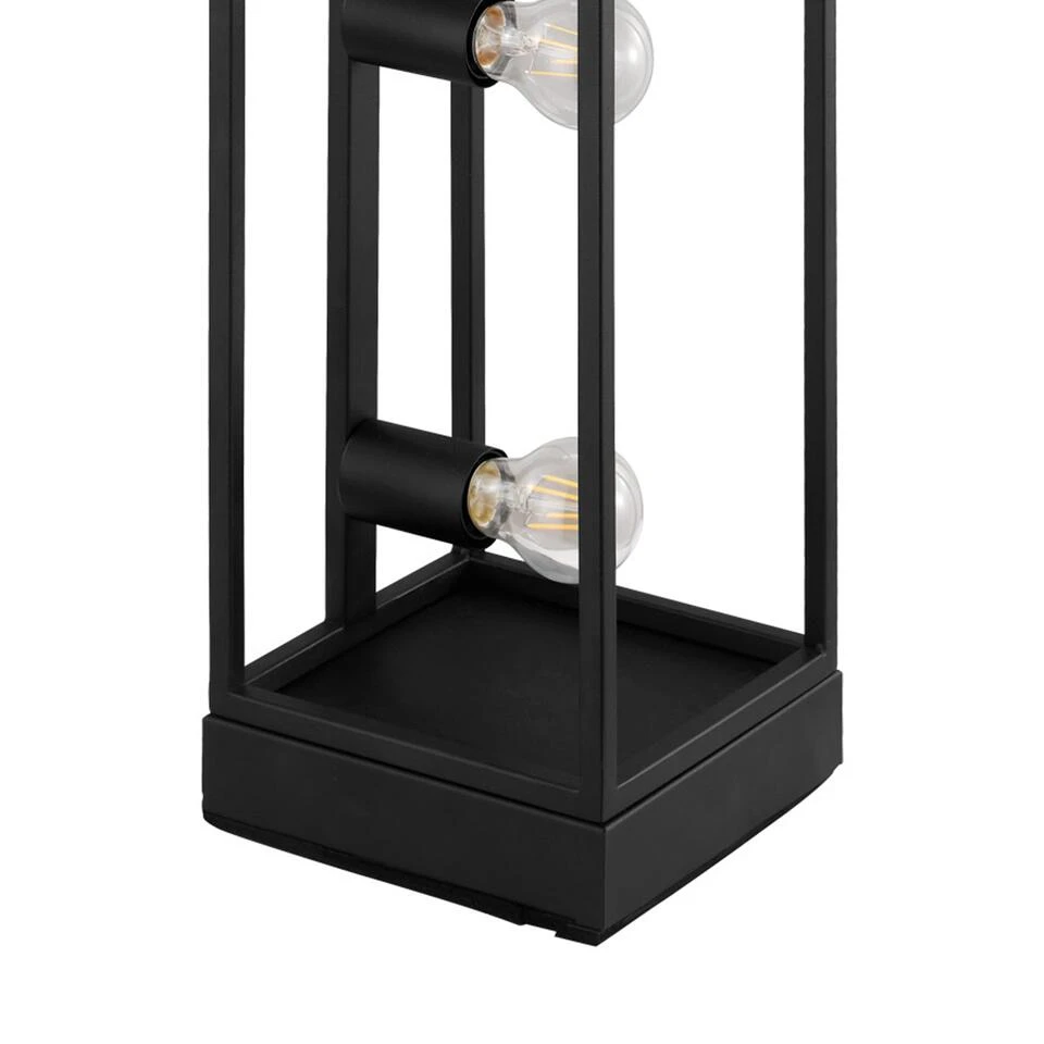 EGLO Eldrick Vloerlamp - E27 - 100 cm - Zwart 3 EGLO Eldrick Vloerlamp - E27 - 100 cm - Zwart - Afbeelding 3