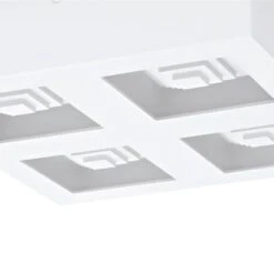 EGLO Ferreros Plafond- en Wandlamp - LED - 27 cm - Wit -Leen Bakker 1000065368 0102