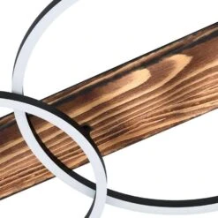 EGLO Boyal Plafondlamp - 78 cm - Zwart/Bruin/Landelijk/Wit 6 EGLO Boyal Plafondlamp - 78 cm - Zwart/Bruin/Landelijk/Wit -Leen Bakker 1000065370 0101