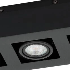 EGLO Mendoza Opbouwlamp - GU10 - 36 cm - Zwart -Leen Bakker 1000065419 0102