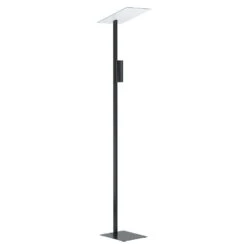 EGLO Budensea Vloerlamp - GU10 - 180 cm - Zwart/Wit