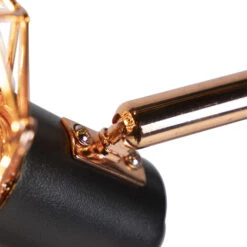 QAZQA Vloerlamp Zwart Met Koper 3-lichts - Mesh -Leen Bakker 1000067450 0103