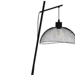 EGLO Pompeya Vloerlamp - E27 - 191 Cm - Zwart -Leen Bakker 1000067454 0102