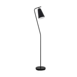 EGLO Rekalde Vloerlamp - E27 - 150 Cm - Zwart, Wit