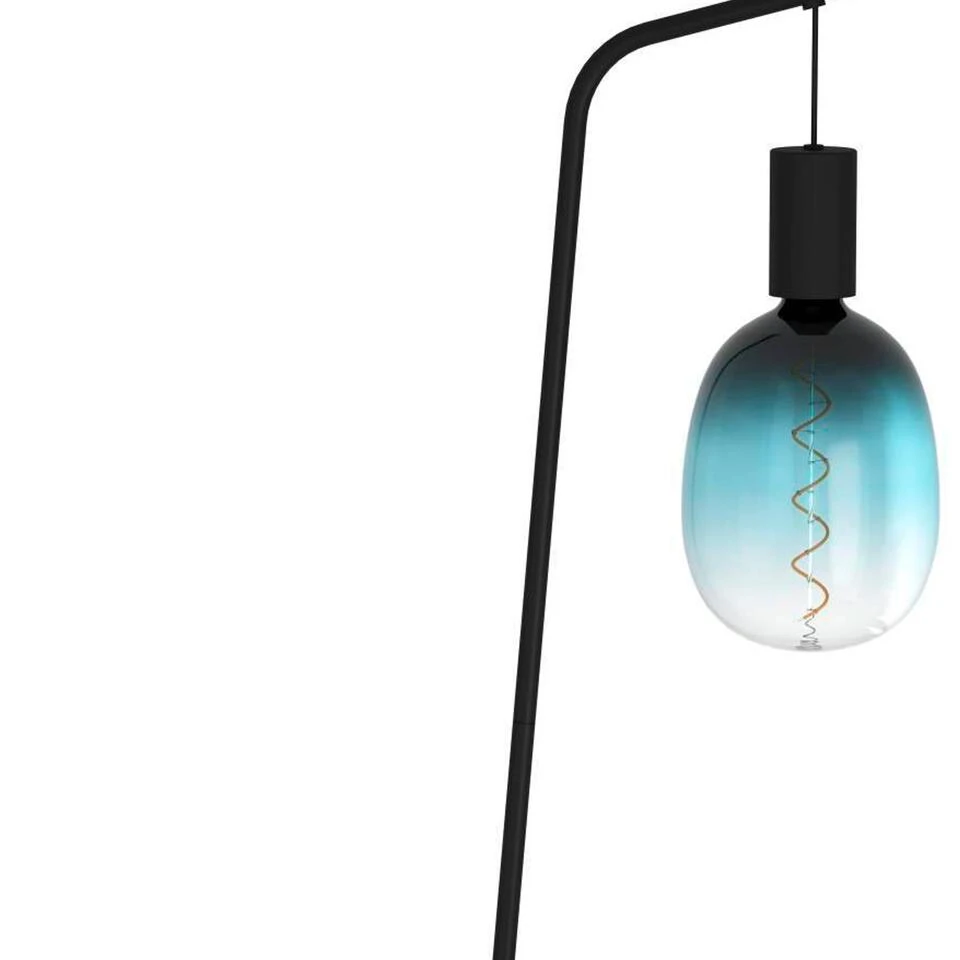 EGLO Cranley Vloerlamp - E27 - 170 Cm - Zwart 2 EGLO Cranley Vloerlamp - E27 - 170 Cm - Zwart - Afbeelding 2