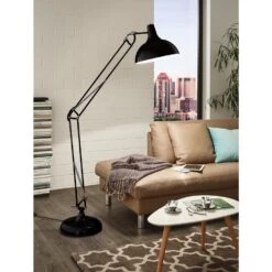 EGLO Borgillio Vloerlamp - E27 - 190 Cm - Zwart -Leen Bakker 1000067478 0104