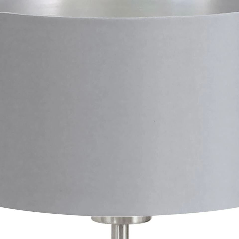 EGLO Maserlo Tafellamp - E27 - 42 Cm - Grijs/Zilver 2 EGLO Maserlo Tafellamp - E27 - 42 Cm - Grijs/Zilver - Afbeelding 2