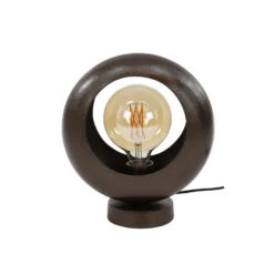 Giga Meubel Tafellamp Zwart Aluminium - 13x28x31cm - Lamp Track