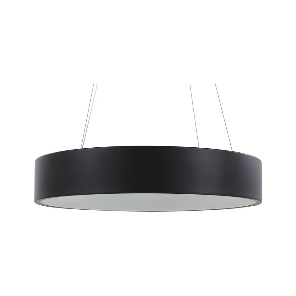 Beliani Hanglamp LENYA - Zwart Staal 1 Beliani Hanglamp LENYA - Zwart Staal