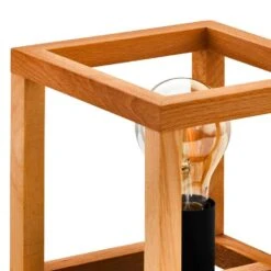 EGLO Blackcrown 1 Tafellamp - E27 - 20 Cm - Zwart/Bruin -Leen Bakker 1000068704 0102