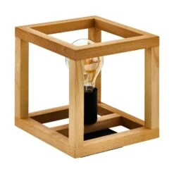 EGLO Blackcrown 1 Tafellamp - E27 - 20 Cm - Zwart/Bruin