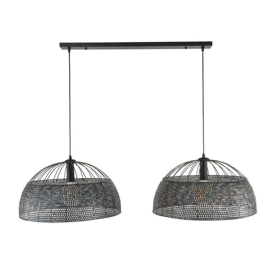 Giga Meubel Hanglamp Metaal - 2-Lichts - 140x150x60cm - Lamp Armor 1 Giga Meubel Hanglamp Metaal - 2-Lichts - 140x150x60cm - Lamp Armor