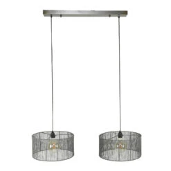 Giga Meubel Hanglamp 45x120x150cm - Metaal - Lamp Stringshade Metal