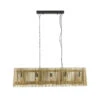 Giga Meubel Hanglamp Mangohout - 5-Lichts - 128x150x20cm - Massief