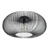 Urban Interiors Meya Plafondlamp XL – Metaal – Zwart – Ø50