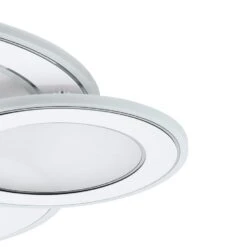 EGLO Mentalurgia Plafond- en Wandlamp - 49,5 cm - Wit/Chroom -Leen Bakker 1000069686 0102