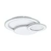 EGLO Mentalurgia Plafond- en Wandlamp - 49,5 cm - Wit/Chroom