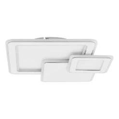 EGLO Mentalurgia Plafond- en Wandlamp - 49 cm - Wit/Chroom