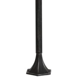 EGLO Navedo - Buitenverlichting - Tuinpaal - 1 Lichts - Zwart, Zilver -Leen Bakker 1000070072 0102