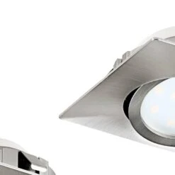 EGLO Pineda - Inbouwspot - 3 Lichts - Nikkel-Mat -Leen Bakker 1000070409 0102