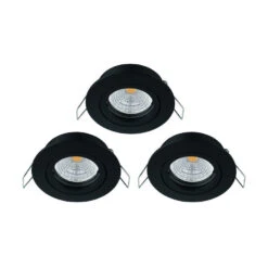 EGLO Tedo 1 Inbouwspot - GU10 - Ø 8 cm - Zwart