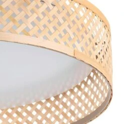 EGLO Luppineria Plafondlamp - LED - Ø 38 cm - Wit/Bruin -Leen Bakker 1000070534 0102