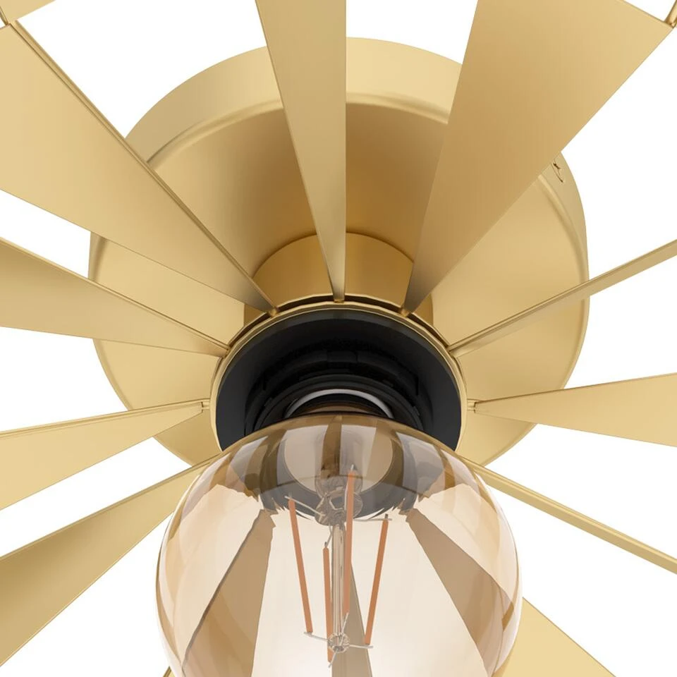 EGLO Castanuelo Plafond- en Wandlamp - E27 - Ø 42,5 cm - Goud 2 EGLO Castanuelo Plafond- en Wandlamp - E27 - Ø 42,5 cm - Goud - Afbeelding 2