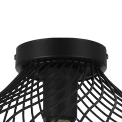 EGLO Staverton Plafondlamp - E27 - Ø 36,5 Cm - Zwart 6 EGLO Staverton Plafondlamp - E27 - Ø 36,5 Cm - Zwart -Leen Bakker 1000070580 0102