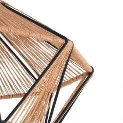 EGLO Adwickle Plafondlamp - E27 - Ø 44,5 cm - Zwart/Bruin -Leen Bakker 1000070612 0102