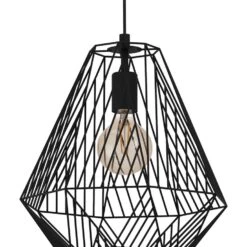 EGLO Stype Hanglamp - E27 - Ø 33 Cm - Zwart 6 EGLO Stype Hanglamp - E27 - Ø 33 Cm - Zwart -Leen Bakker 1000070647 0102