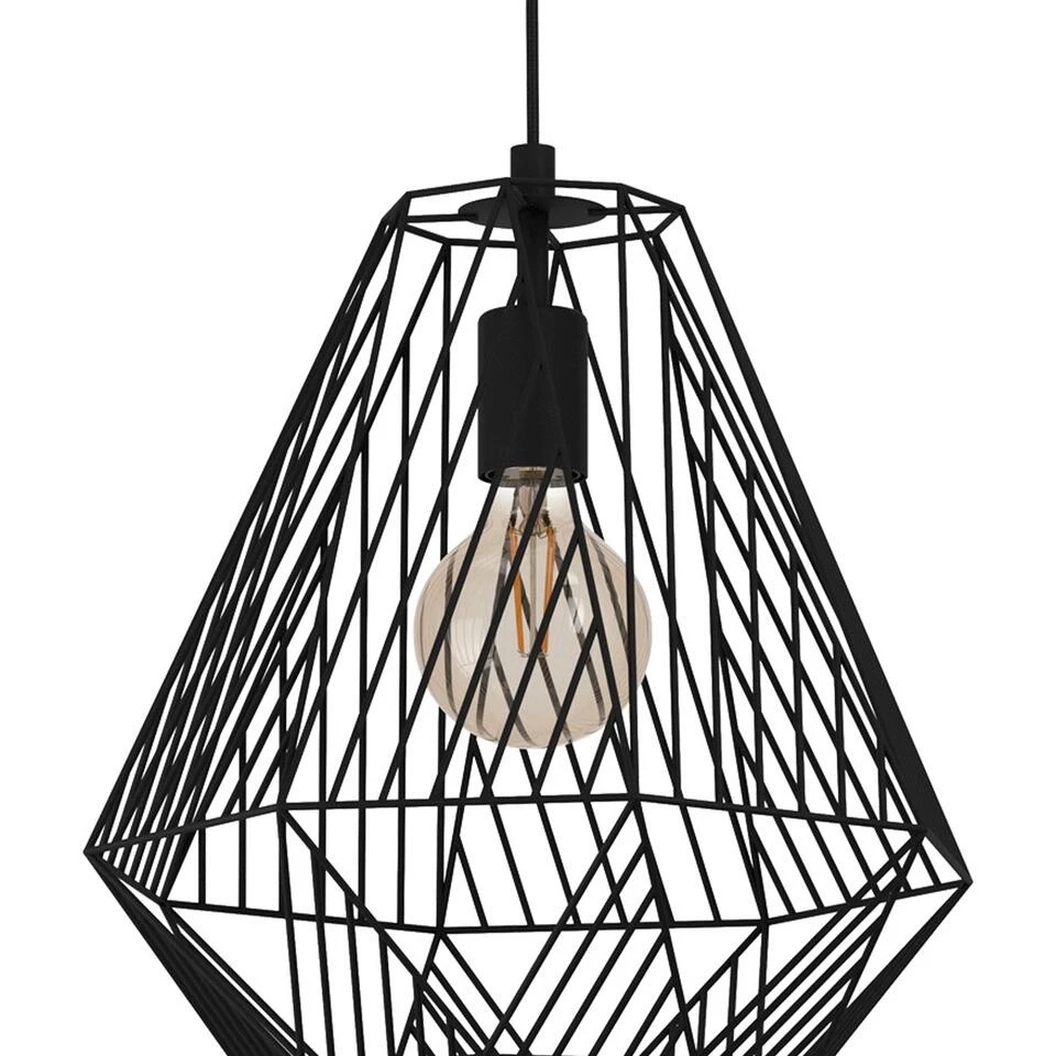 EGLO Stype Hanglamp - E27 - Ø 33 Cm - Zwart 3 EGLO Stype Hanglamp - E27 - Ø 33 Cm - Zwart - Afbeelding 3