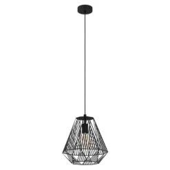 EGLO Stype Hanglamp - E27 - Ø 33 Cm - Zwart