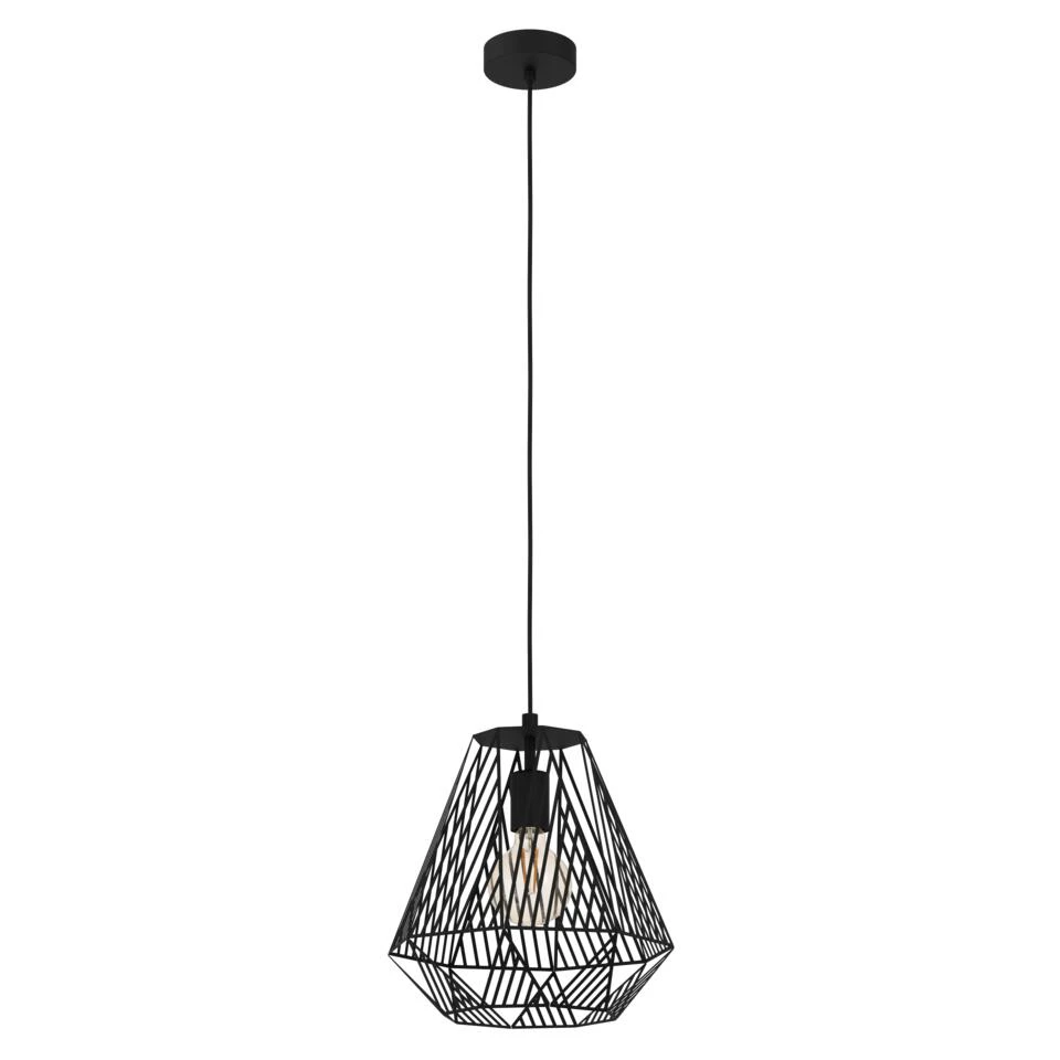 EGLO Stype Hanglamp - E27 - Ø 33 Cm - Zwart 1 EGLO Stype Hanglamp - E27 - Ø 33 Cm - Zwart