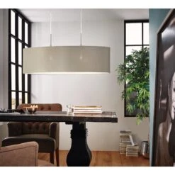 EGLO Pasteri - Hanglamp - 2 Lichts - 75cm - Nikkel-Mat - Taupe 7 EGLO Pasteri - Hanglamp - 2 Lichts - 75cm - Nikkel-Mat - Taupe -Leen Bakker 1000070660 0104