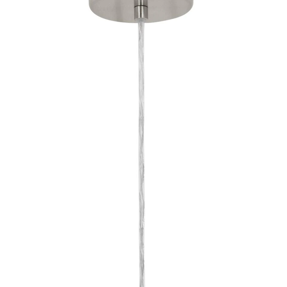 EGLO Pasteri Hanglamp - 1 Lichts - ø38cm - Nikkel-Mat - Wit - Koper 2 EGLO Pasteri Hanglamp - 1 Lichts - ø38cm - Nikkel-Mat - Wit - Koper - Afbeelding 2