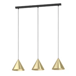 EGLO Narices Hanglamp - E27 - 92 cm - Zwart/Goud