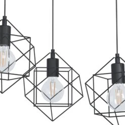 EGLO Straiton - Hanglamp - E27 - Ø 64,5 cm - Zwart -Leen Bakker 1000070701 0102